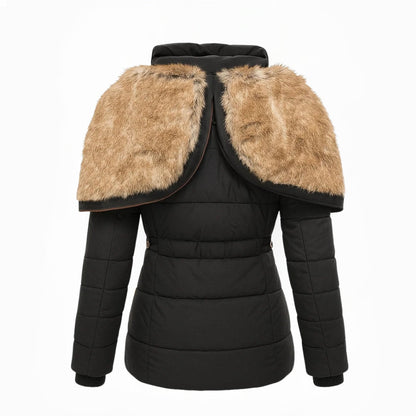 Anna™ Wintermantel Damen mit Fellkapuze - Warmer Gefütterter Parka