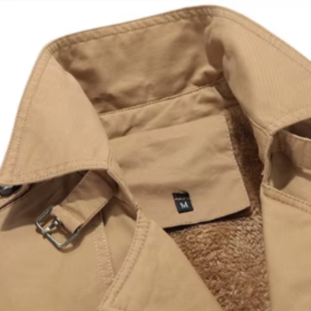 Eleganter Gefütterter Trenchcoat