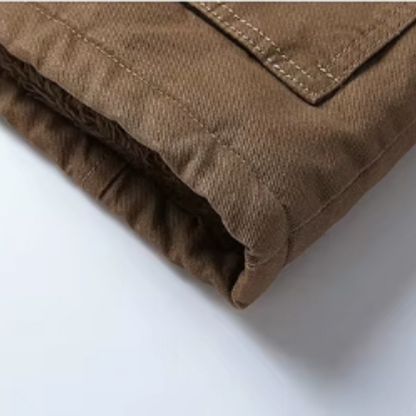 Lässige Baumwoll-Winterjacke