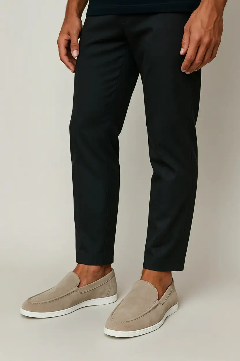 Elegante Wildleder-Loafer – Premium Slipper im italienischen Stil