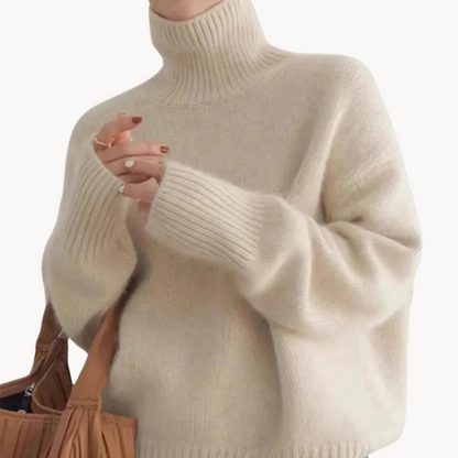 Juliette – Luxuriöser Feinstrick-Rollkragenpullover