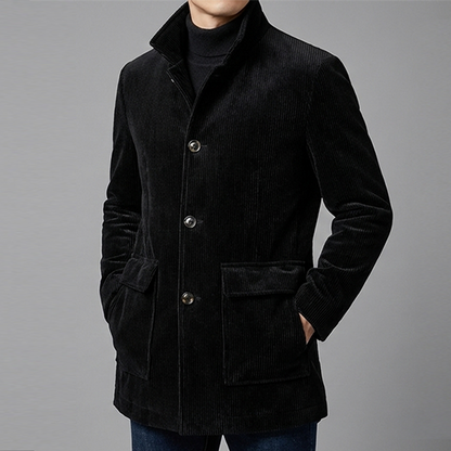 Marco Cord-Jacke – Gerippte Herrenjacke aus Samt-Optik