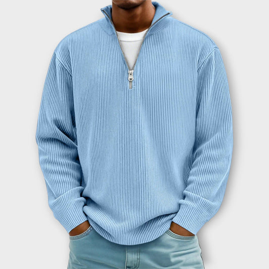CLIFF™|TRENDY ZIP-PULLOVER