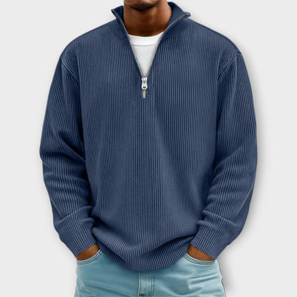 CLIFF™|TRENDY ZIP-PULLOVER