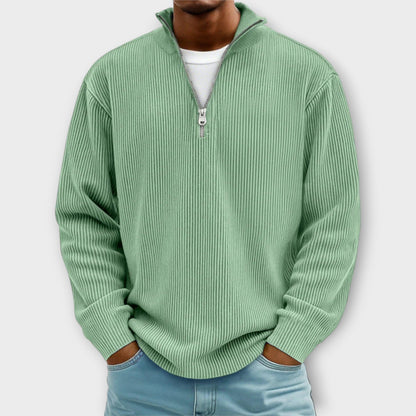 CLIFF™|TRENDY ZIP-PULLOVER