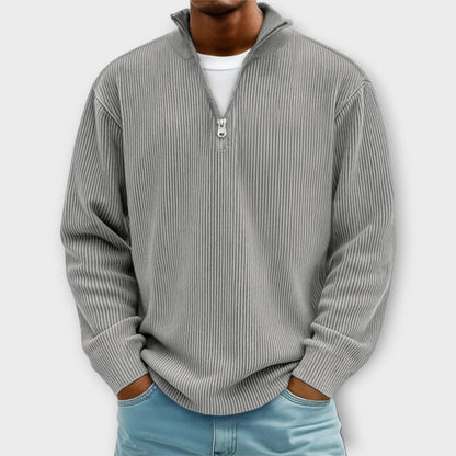 CLIFF™|TRENDY ZIP-PULLOVER