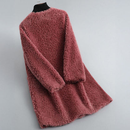 Chloe Übergroßer Fleecemantel