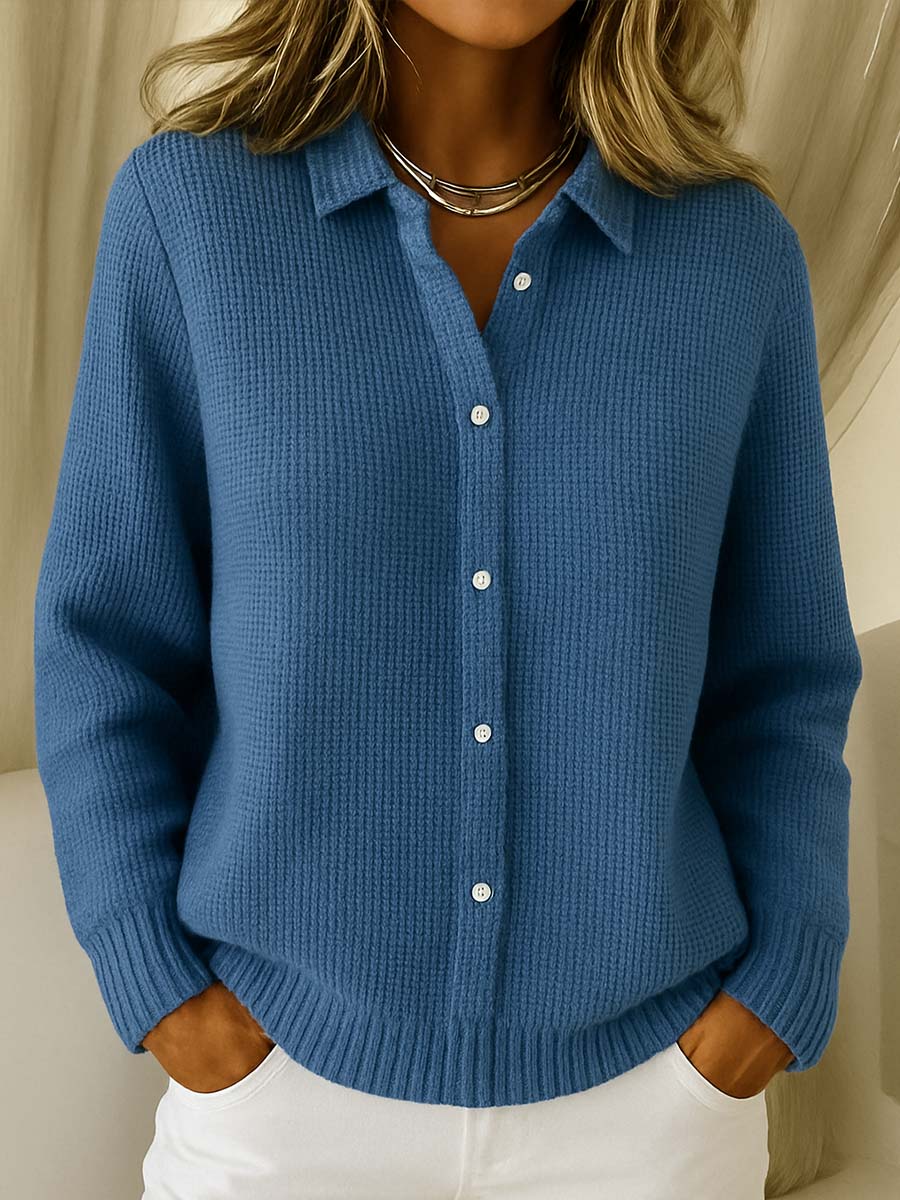 Maeve | Klassischer Gestrickter Knopf-Cardigan für Damen