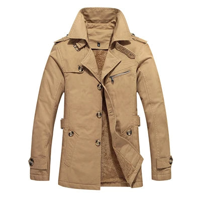 Eleganter Gefütterter Trenchcoat